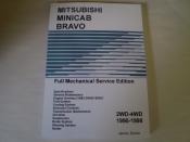 Mitsubishi Minicab English Service Manual Shop repair Manual U41 U42